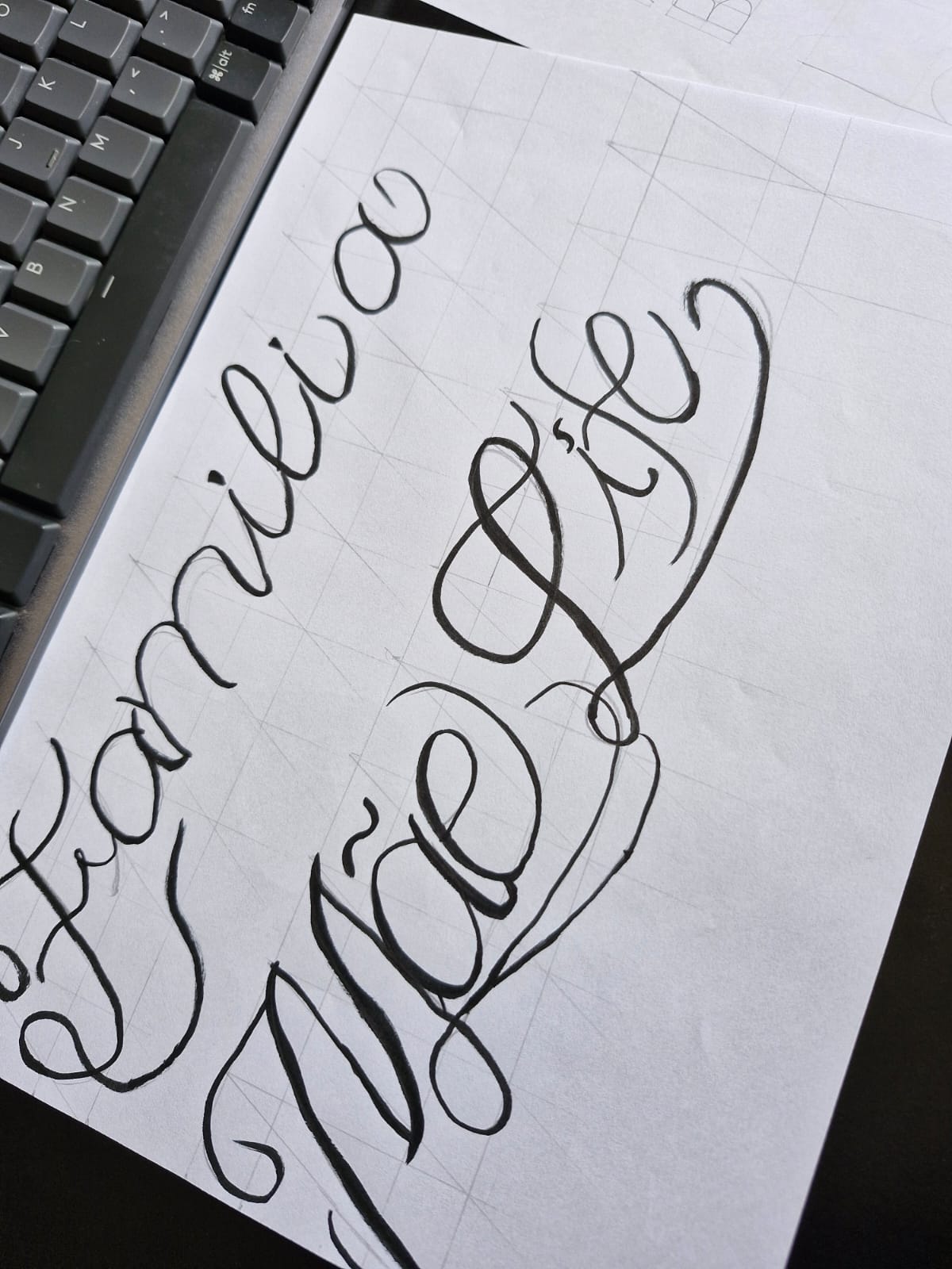 Pictures of my lettering attempt