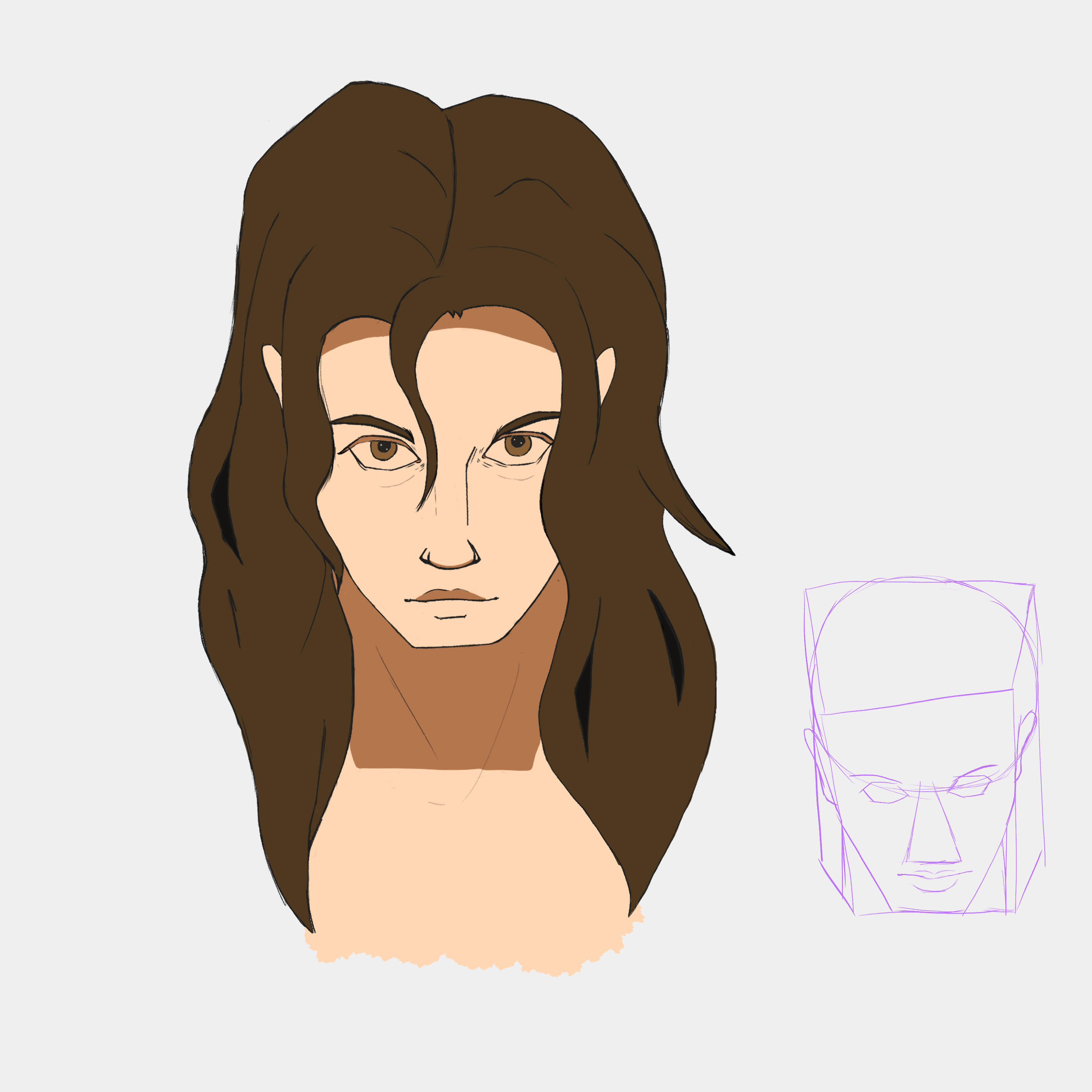 Exercise of rotating boxes and spheres done with pencil